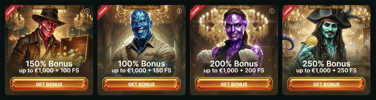 Luckygem Casino Registratiebonussen